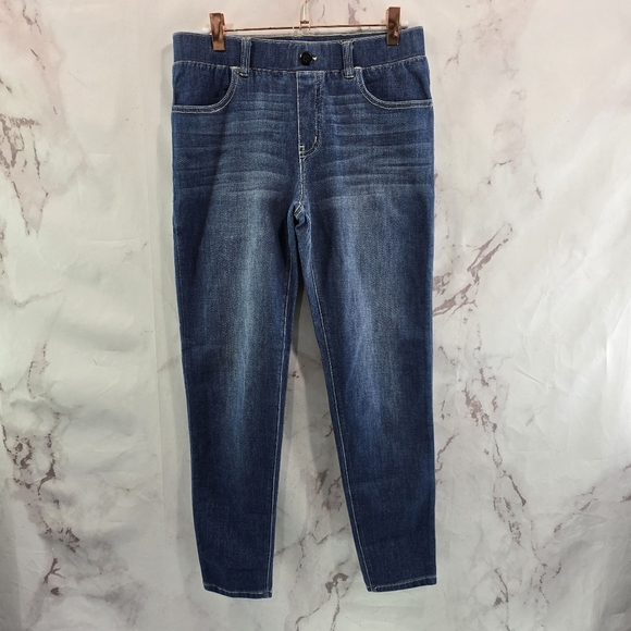 Betabrand Jeans Women Small Petite Skinny Leg Denim High 4 Pocket Ashbury Short - Picture 5 of 10